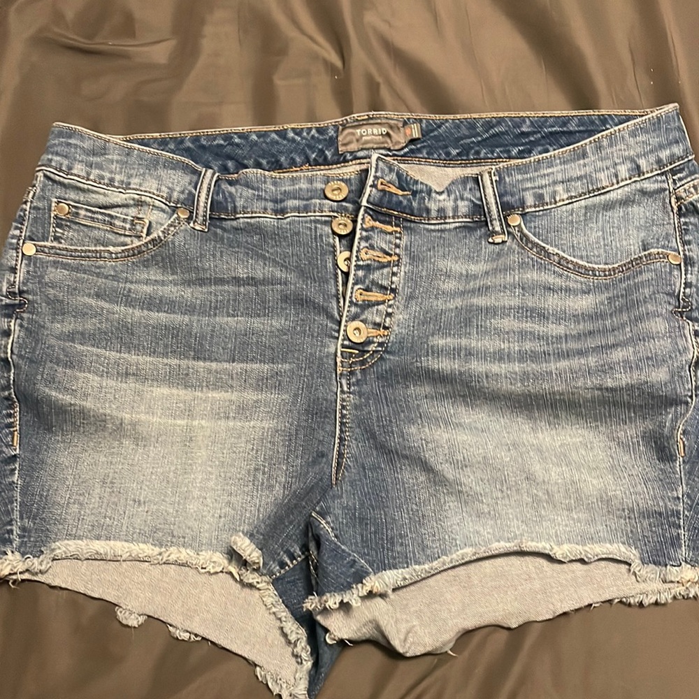 Torrid jean shorts